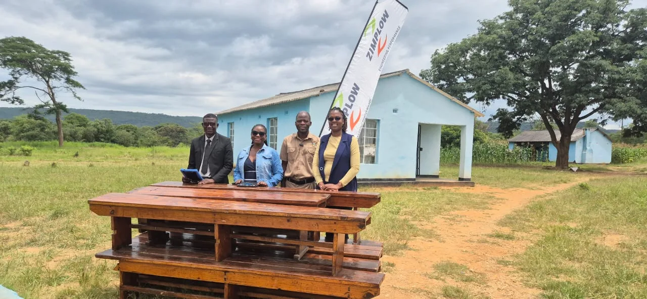 Zimplow social responsibility team in the field